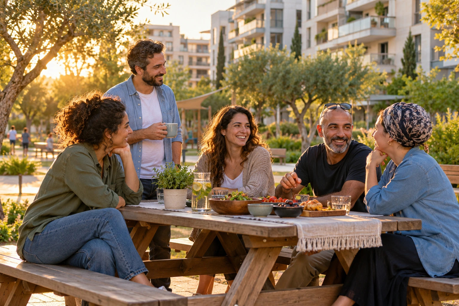 הסיפור של נווה איילון מתחיל בתושבים שלה (איור להמחשה)
