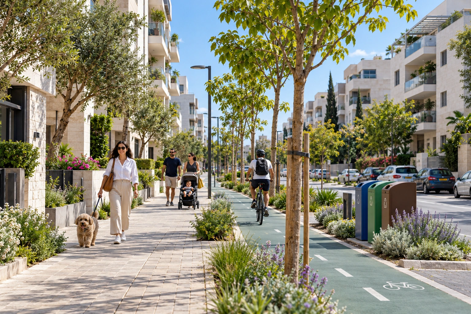 מידע לתושבים: שירותים, תשתיות ושאלות נפוצות (איור להמחשה)