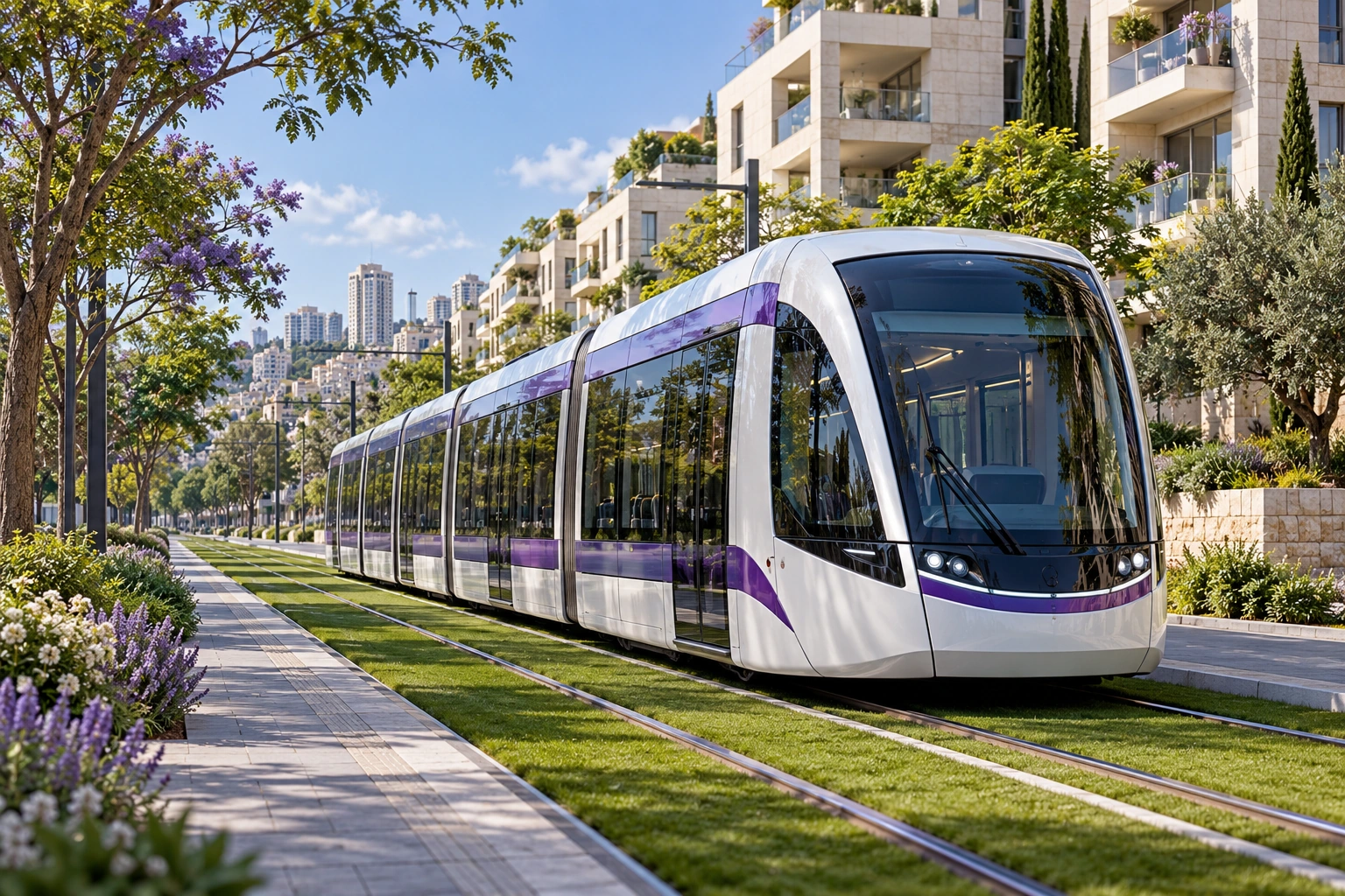 הקו הסגול: החיבור העתידי של נווה איילון לגוש דן (איור להמחשה)